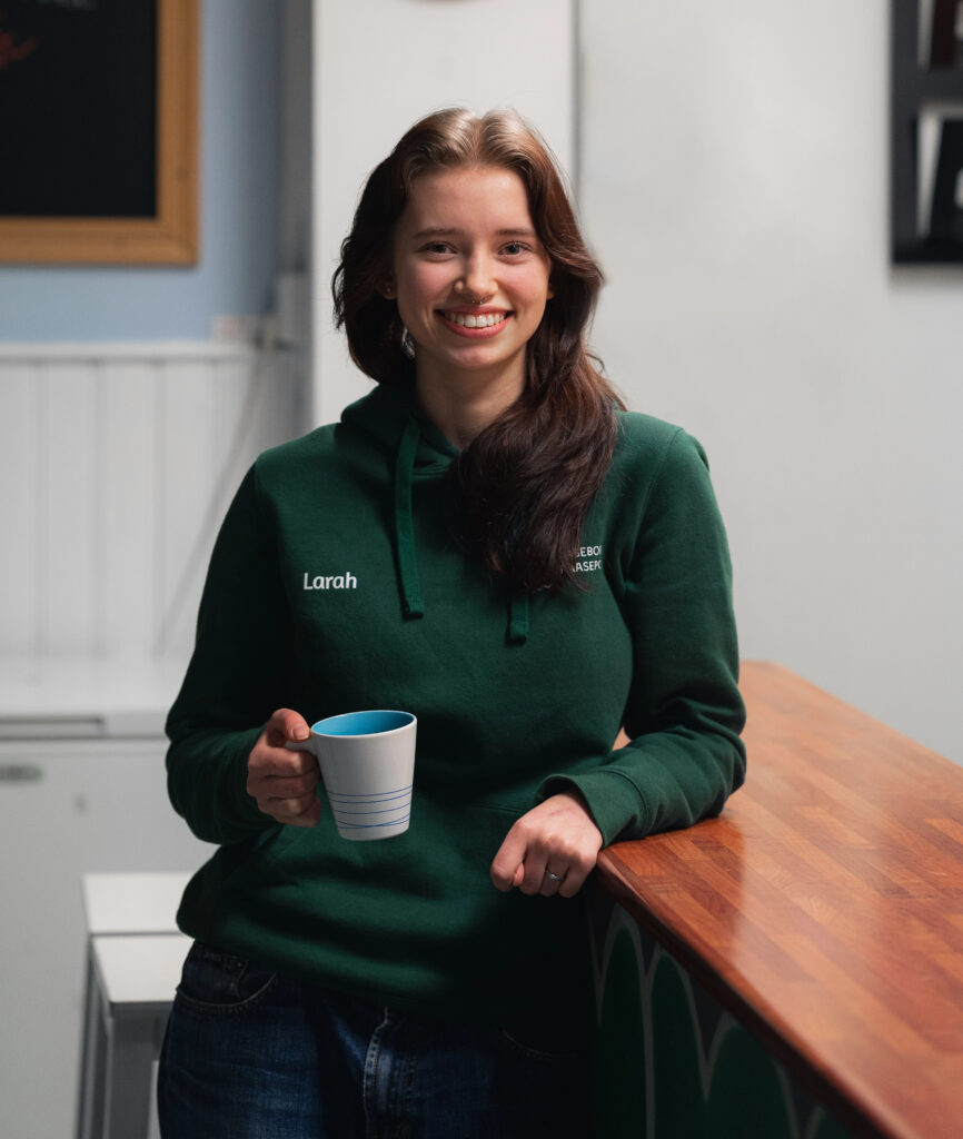 porträtt av Larah i Karis Uncan